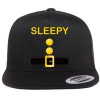 Sleepy Dwarf Costume Flat Bill Trucker Hat