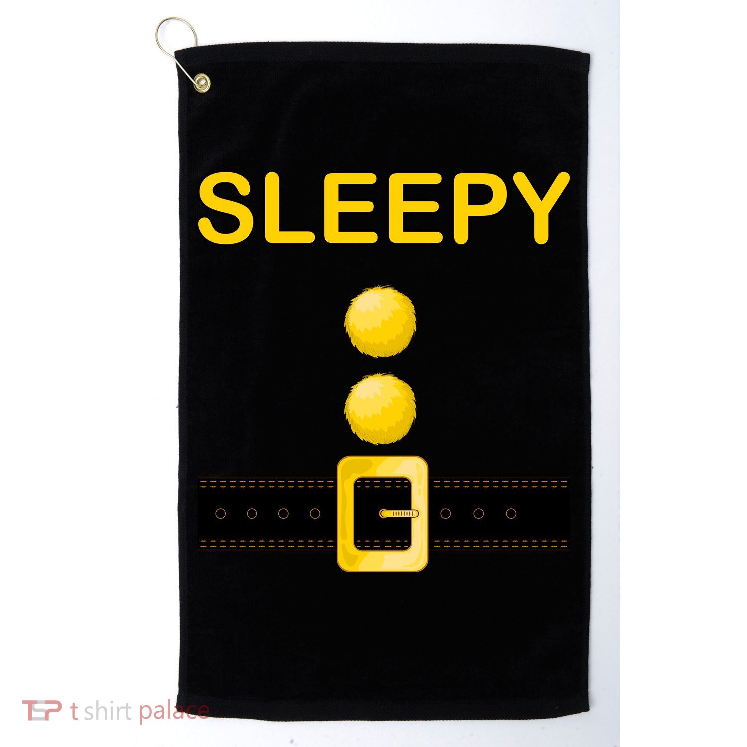 Sleepy Dwarf Costume Golf Towel
