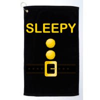 Sleepy Dwarf Costume Golf Towel