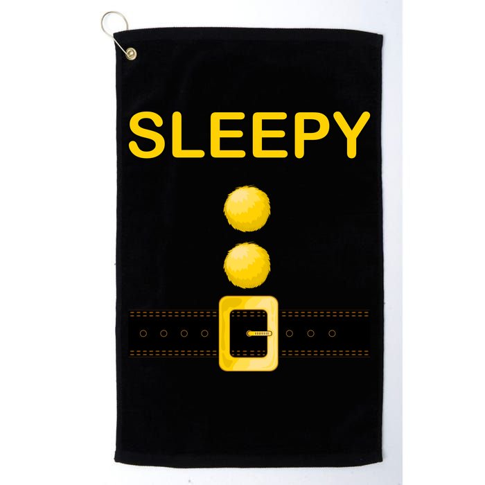 Sleepy Dwarf Costume Golf Towel