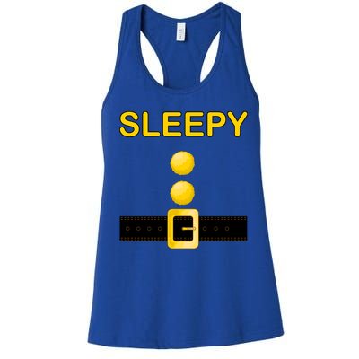 Sleepy Dwarf Costume Women's Racerback Tank