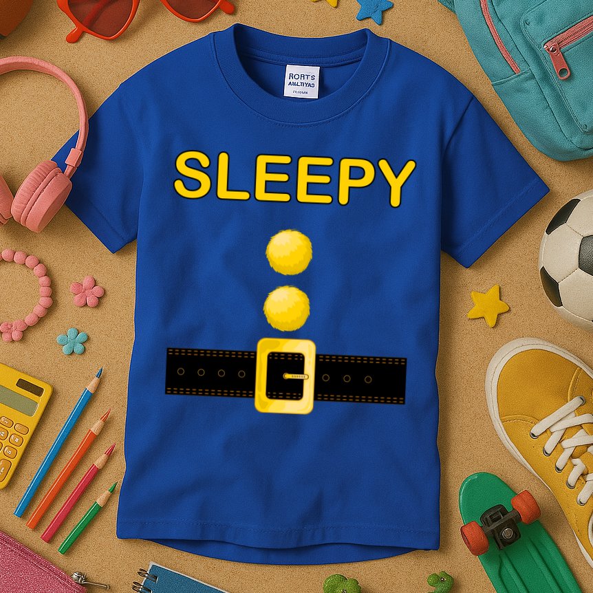 Sleepy Dwarf Costume Kids T-Shirt