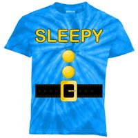 Sleepy Dwarf Costume Kids Tie-Dye T-Shirt