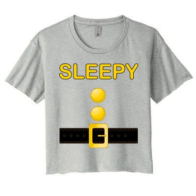 Sleepy Dwarf Costume Women's Crop Top Tee