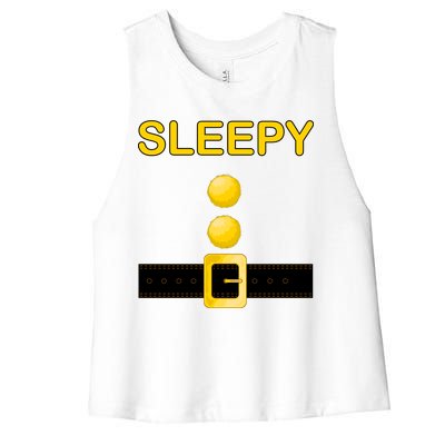 Sleepy Dwarf Costume Women's Racerback Cropped Tank