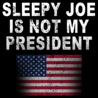 Sleepy Joe Is Not My President American Flag Impact Tech Backpack