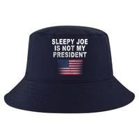 Sleepy Joe Is Not My President American Flag Cool Comfort Performance Bucket Hat