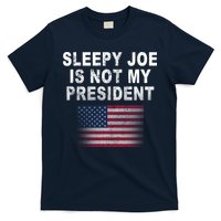Sleepy Joe Is Not My President American Flag T-Shirt