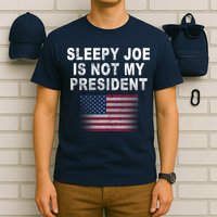 Sleepy Joe Is Not My President American Flag T-Shirt