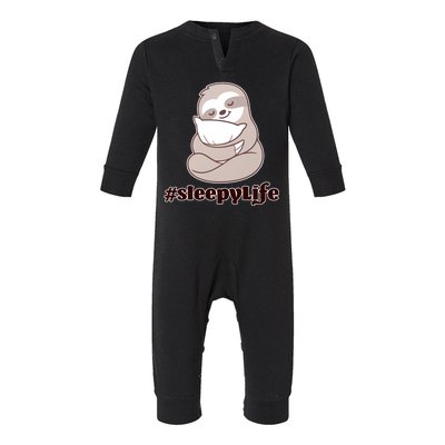 Sleepy Life Sloth Infant Fleece One Piece