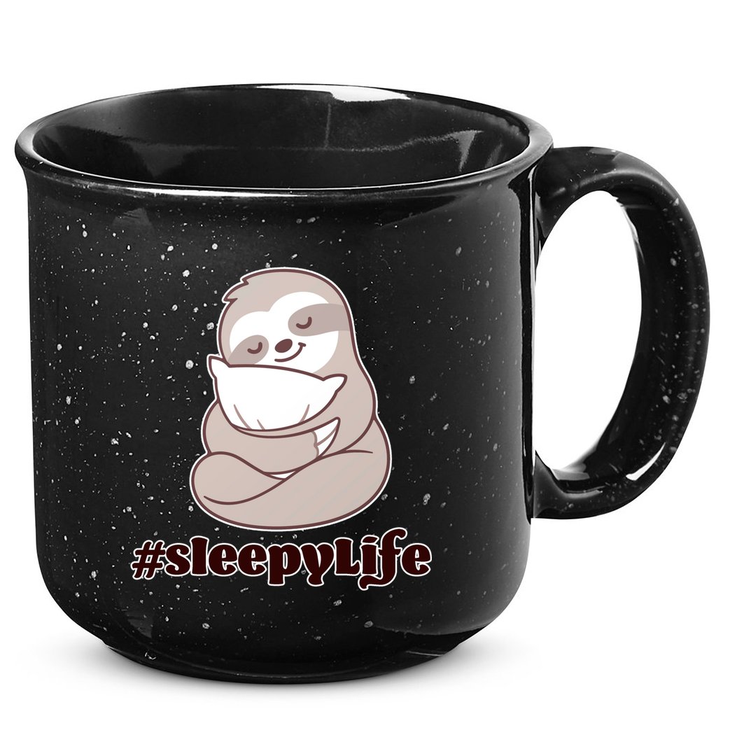 Sleepy Life Sloth 15oz Campfire Ceramic Mug
