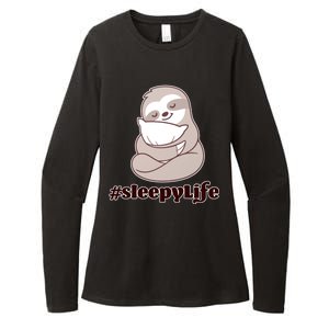 Sleepy Life Sloth Womens CVC Long Sleeve Shirt