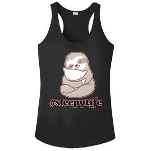 Sleepy Life Sloth Ladies PosiCharge Competitor Racerback Tank