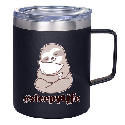 Sleepy Life Sloth 12oz Stainless Steel Coffee Mug