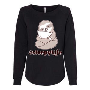 Sleepy Life Sloth Womens California Wash Sweatshirt