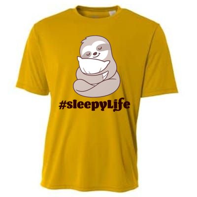 Sleepy Life Sloth Cooling Performance Crew T-Shirt