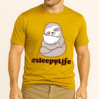 Sleepy Life Sloth Cooling Performance Crew T-Shirt