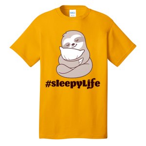 Sleepy Life Sloth Tall T-Shirt