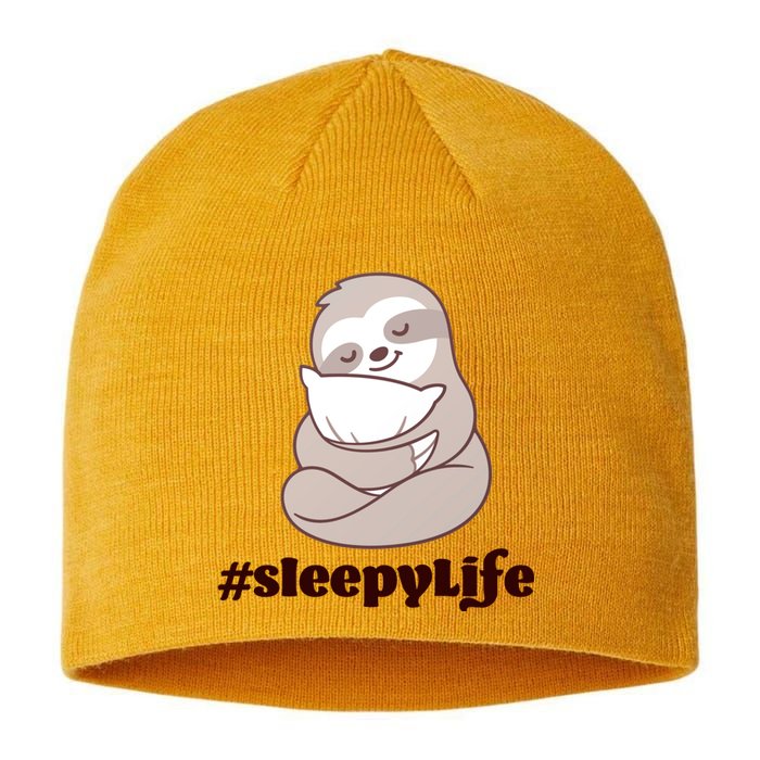 Sleepy Life Sloth Sustainable Beanie