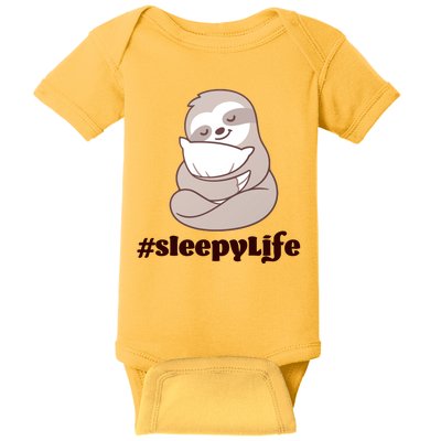 Sleepy Life Sloth Baby Bodysuit