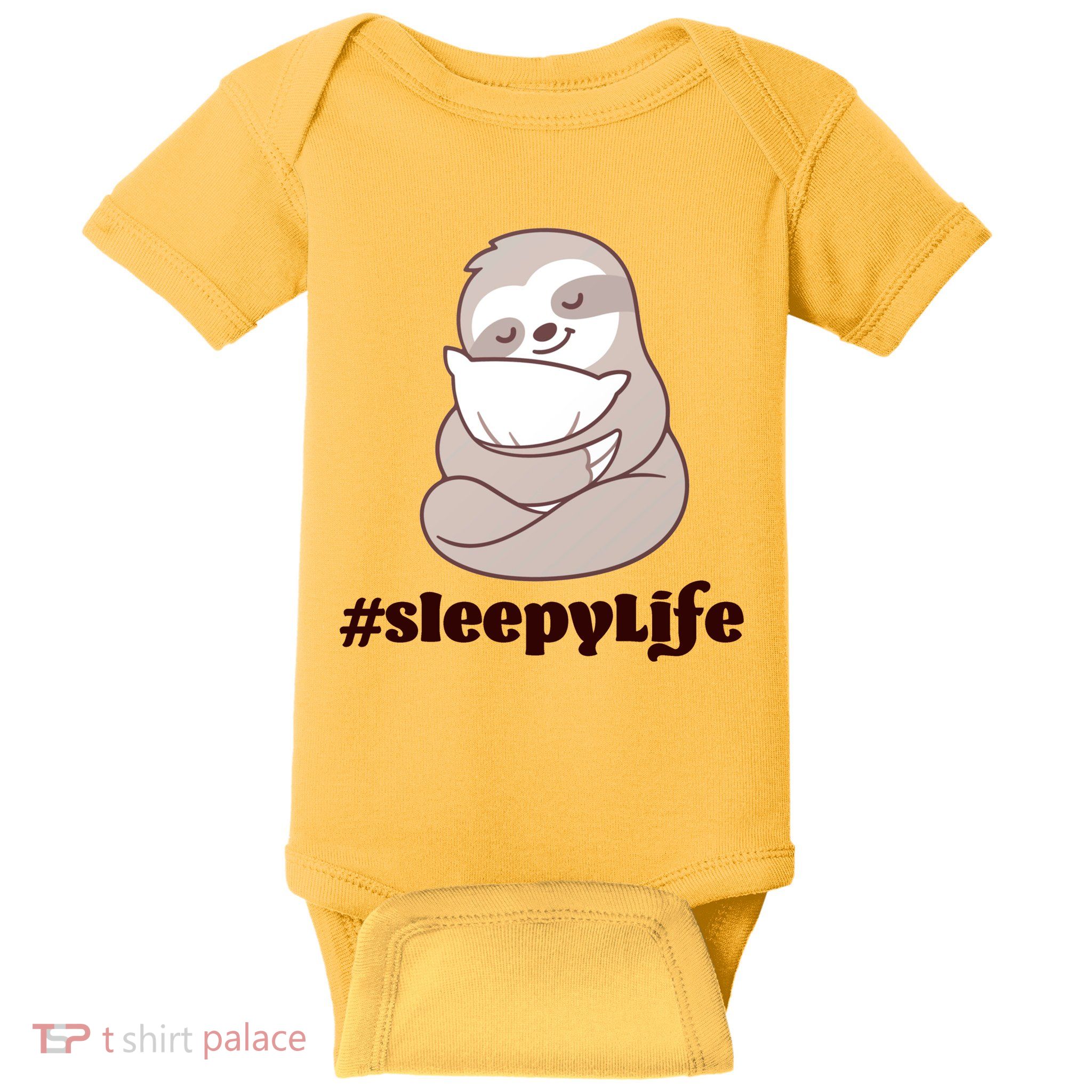 Sleepy Life Sloth Baby Bodysuit