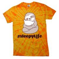 Sleepy Life Sloth Tie-Dye T-Shirt