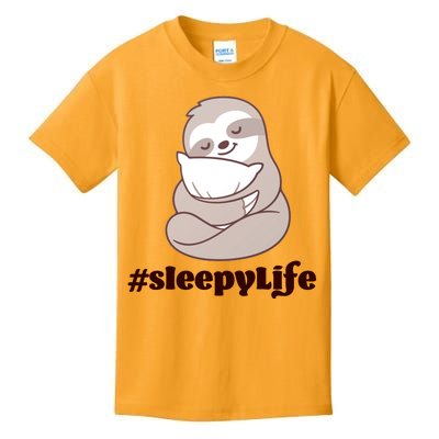 Sleepy Life Sloth Kids T-Shirt