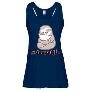 Sleepy Life Sloth Ladies Essential Flowy Tank