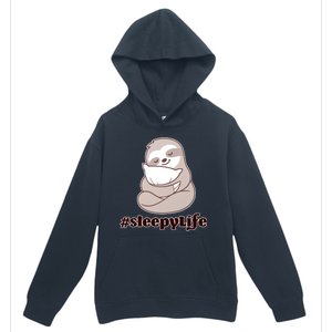 Sleepy Life Sloth Urban Pullover Hoodie