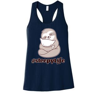 Sleepy Life Sloth Women's Racerback Tank