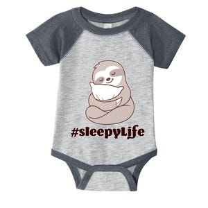 Sleepy Life Sloth Infant Baby Jersey Bodysuit