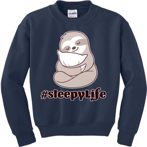 Sleepy Life Sloth Kids Sweatshirt