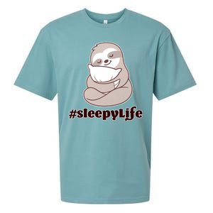 Sleepy Life Sloth Sueded Cloud Jersey T-Shirt