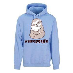 Sleepy Life Sloth Unisex Surf Hoodie