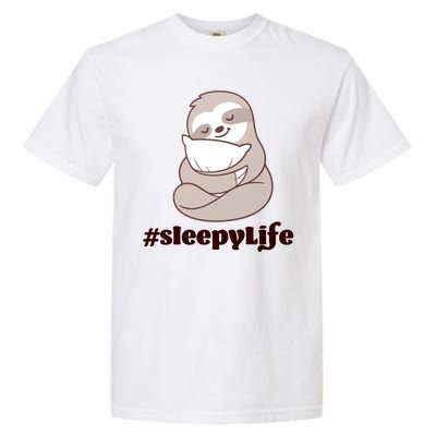 Sleepy Life Sloth Garment-Dyed Heavyweight T-Shirt