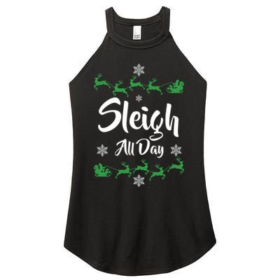 Sleigh All Day Women's Perfect Tri Rocker Tank