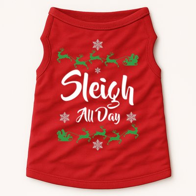 Sleigh All Day Doggie Tank