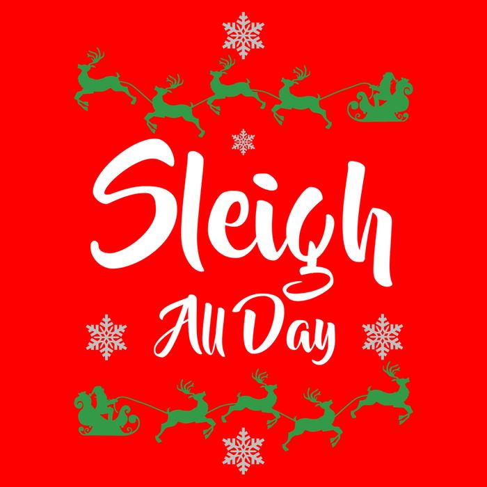 Sleigh All Day Button