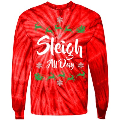 Sleigh All Day Tie-Dye Long Sleeve Shirt