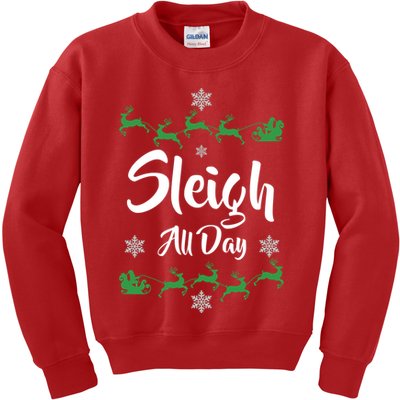 Sleigh All Day Kids Sweatshirt