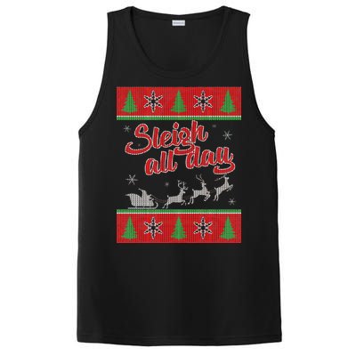 Sleigh All Day Ugly Christmas PosiCharge Competitor Tank