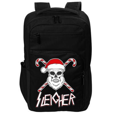 Sleigher Santa Candy Cane Skull Impact Tech Backpack