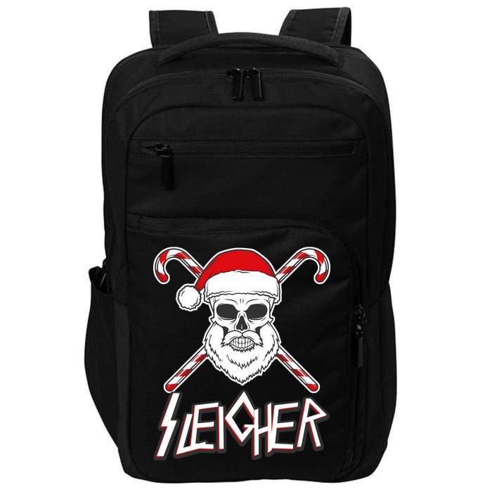 Sleigher Santa Candy Cane Skull Impact Tech Backpack