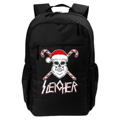 Sleigher Santa Candy Cane Skull Daily Commute Backpack