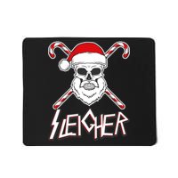 Sleigher Santa Candy Cane Skull Mousepad