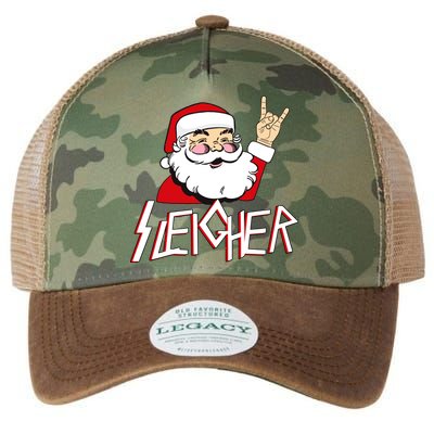 Sleigher Santa Rocks Legacy Tie Dye Trucker Hat