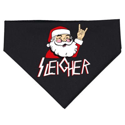 Sleigher Santa Rocks USA-Made Doggie Bandana