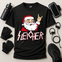 Sleigher Santa Rocks Performance Shirt