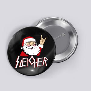 Sleigher Santa Rocks Button