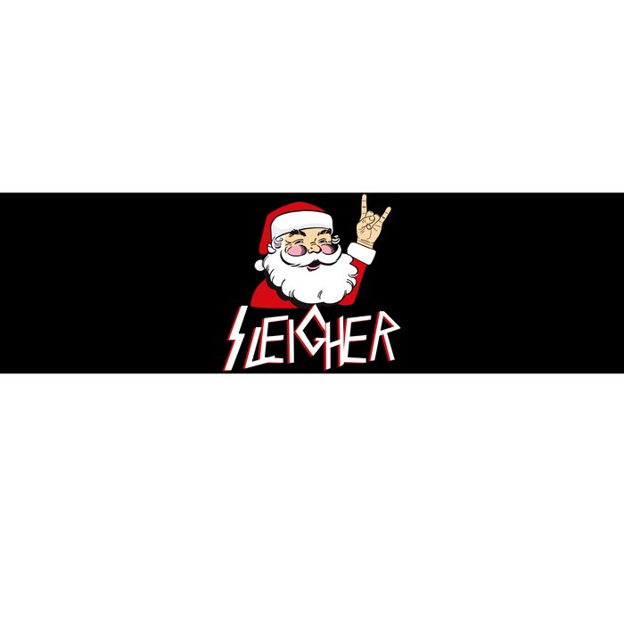 Sleigher Santa Rocks Bumper Sticker